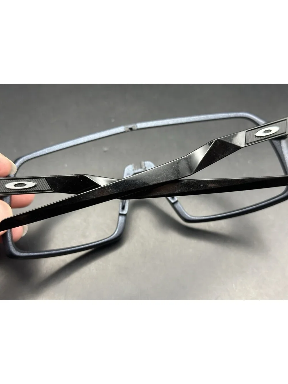 Oakley Sutro Blue Steel/Polished Black Frame (No Icons)